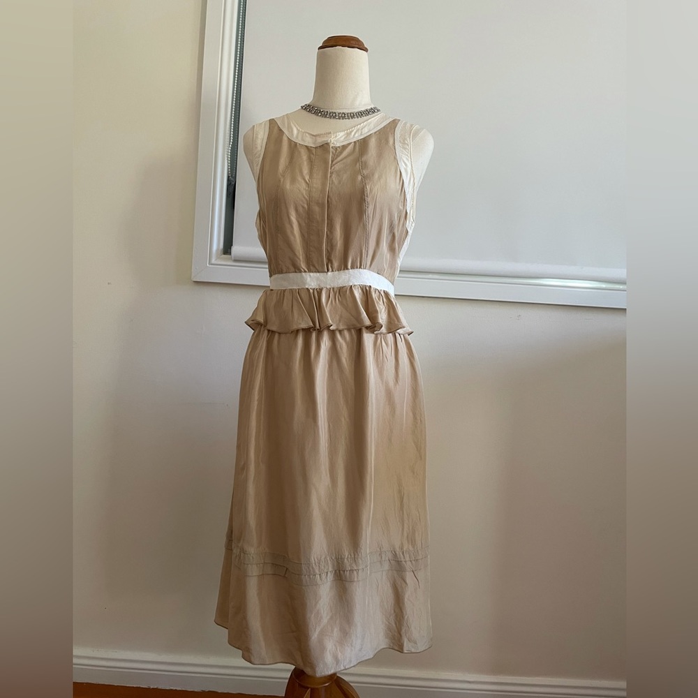 Vintage 100% silk country road dress - Picture 1 of 8